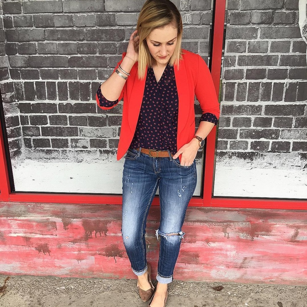 Red/Orange Blazer